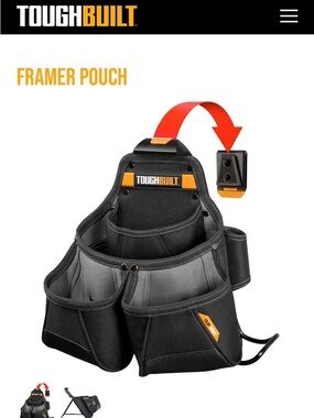 New toughbuilt clip tech framer pouch